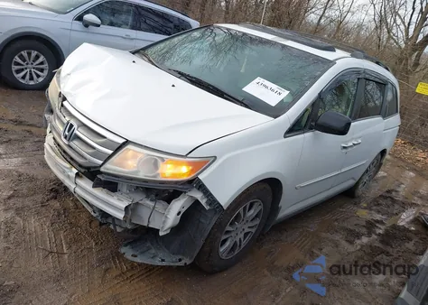 2011 Honda Odyssey Ex-L from USA, damaged, VIN 5FNRL5H60BB088265
